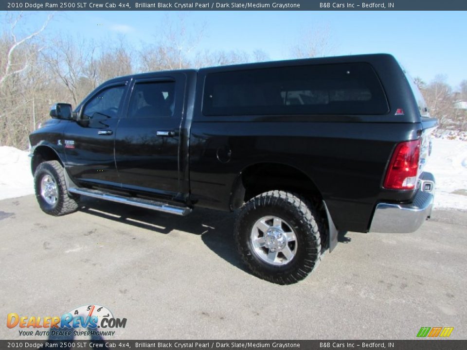 2010 Dodge Ram 2500 SLT Crew Cab 4x4 Brilliant Black Crystal Pearl / Dark Slate/Medium Graystone Photo #5