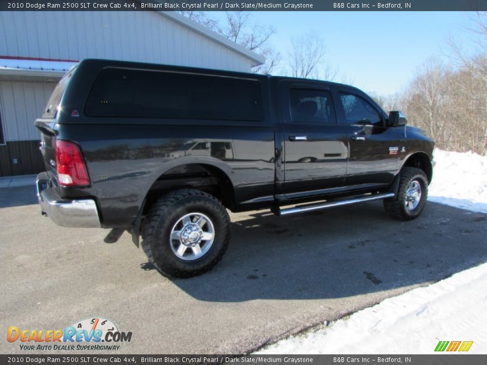 2010 Dodge Ram 2500 SLT Crew Cab 4x4 Brilliant Black Crystal Pearl / Dark Slate/Medium Graystone Photo #6