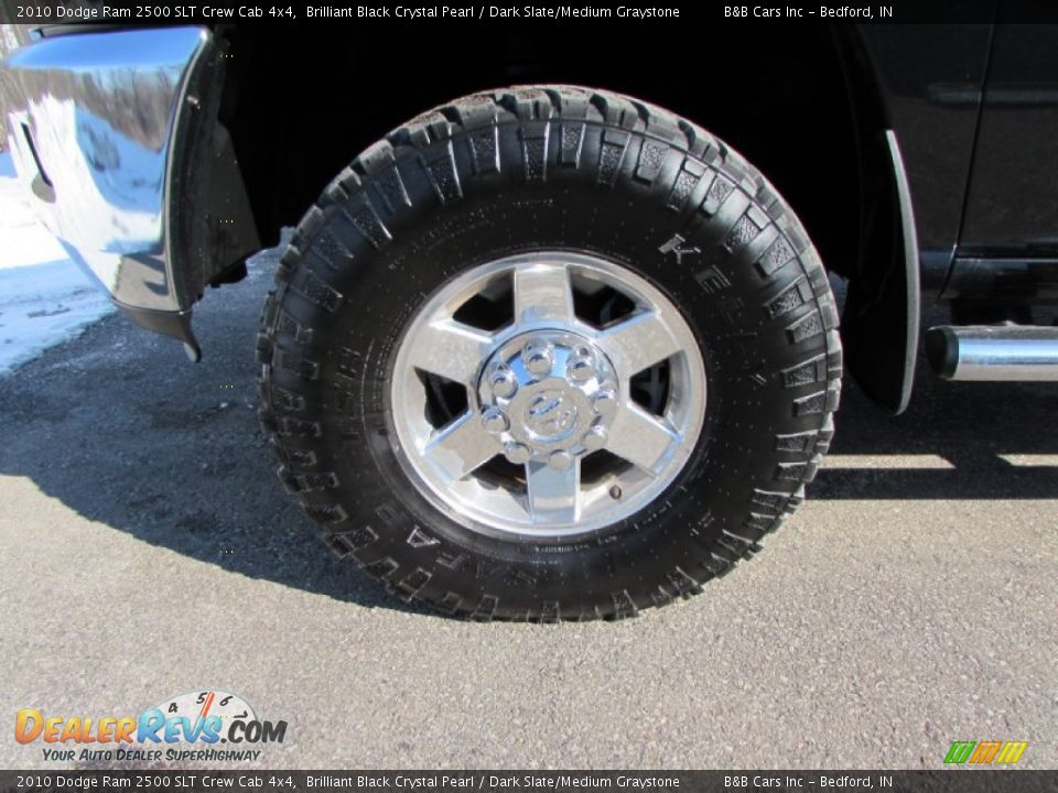 2010 Dodge Ram 2500 SLT Crew Cab 4x4 Brilliant Black Crystal Pearl / Dark Slate/Medium Graystone Photo #9