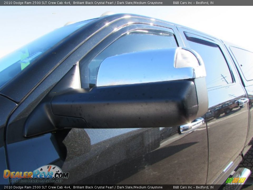 2010 Dodge Ram 2500 SLT Crew Cab 4x4 Brilliant Black Crystal Pearl / Dark Slate/Medium Graystone Photo #12