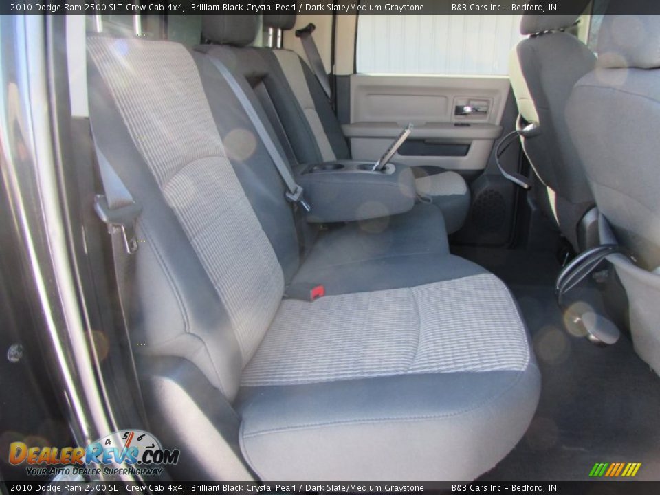 2010 Dodge Ram 2500 SLT Crew Cab 4x4 Brilliant Black Crystal Pearl / Dark Slate/Medium Graystone Photo #20
