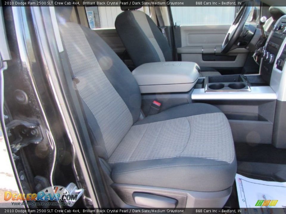2010 Dodge Ram 2500 SLT Crew Cab 4x4 Brilliant Black Crystal Pearl / Dark Slate/Medium Graystone Photo #26