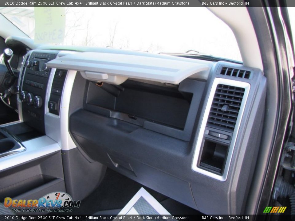 2010 Dodge Ram 2500 SLT Crew Cab 4x4 Brilliant Black Crystal Pearl / Dark Slate/Medium Graystone Photo #27