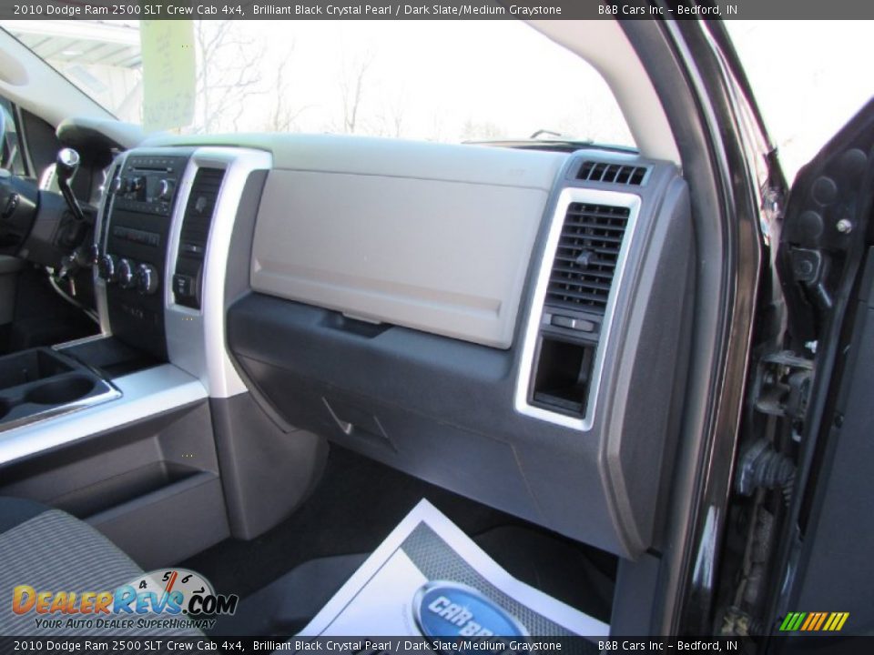 2010 Dodge Ram 2500 SLT Crew Cab 4x4 Brilliant Black Crystal Pearl / Dark Slate/Medium Graystone Photo #28