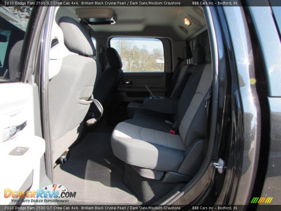 2010 Dodge Ram 2500 SLT Crew Cab 4x4 Brilliant Black Crystal Pearl / Dark Slate/Medium Graystone Photo #31