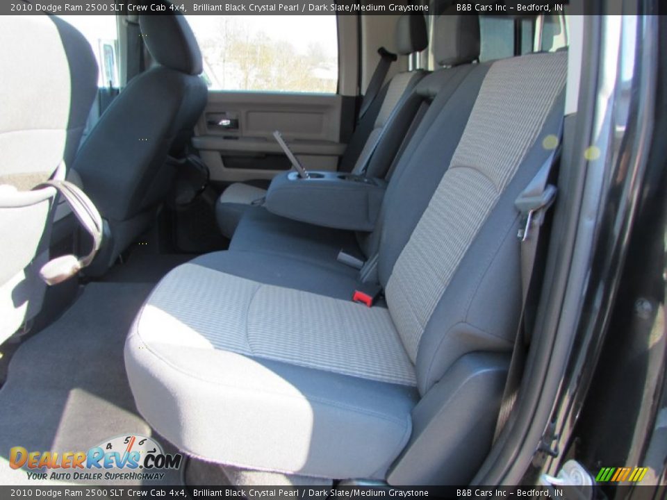 2010 Dodge Ram 2500 SLT Crew Cab 4x4 Brilliant Black Crystal Pearl / Dark Slate/Medium Graystone Photo #32