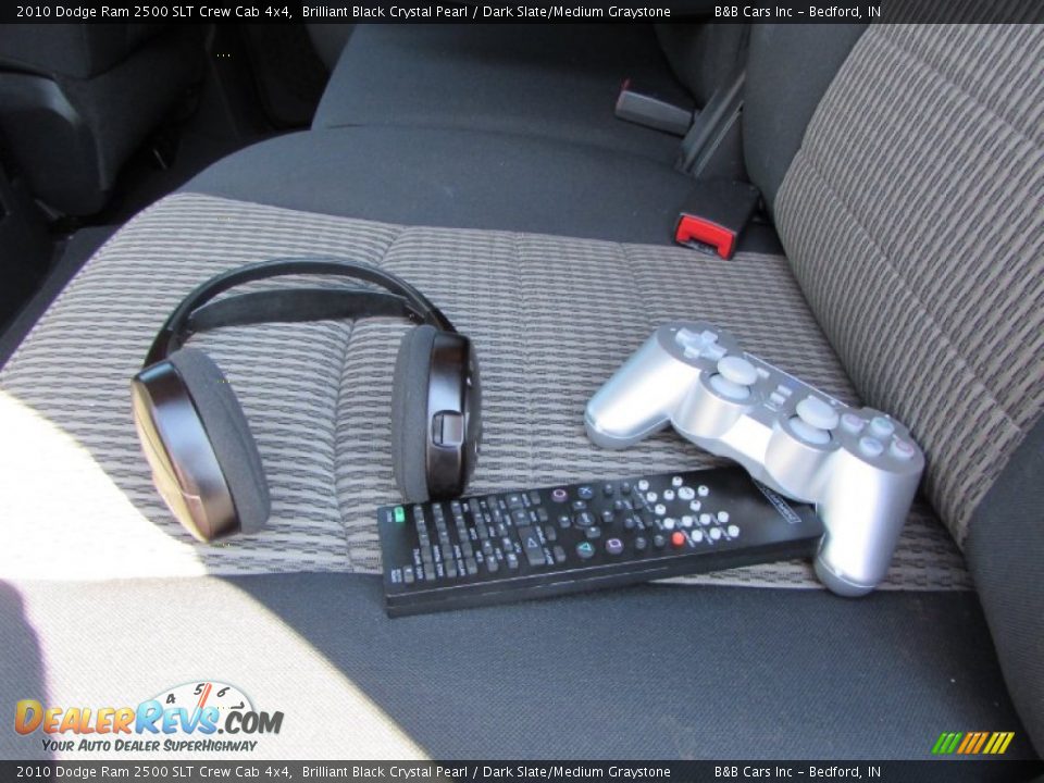 2010 Dodge Ram 2500 SLT Crew Cab 4x4 Brilliant Black Crystal Pearl / Dark Slate/Medium Graystone Photo #33