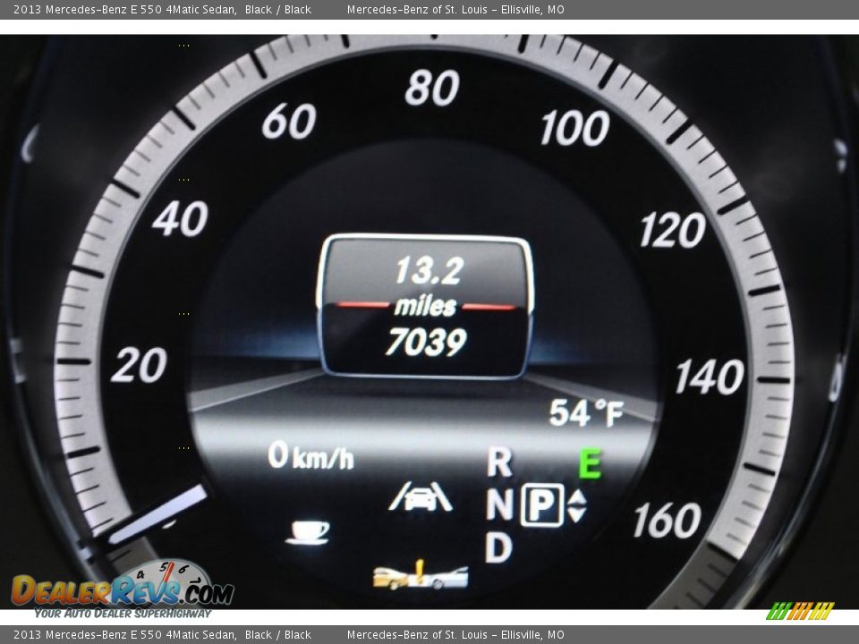 2013 Mercedes-Benz E 550 4Matic Sedan Black / Black Photo #6