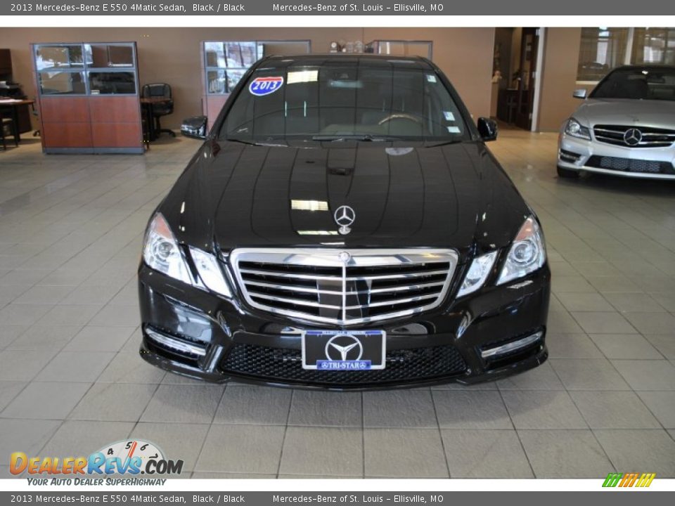2013 Mercedes-Benz E 550 4Matic Sedan Black / Black Photo #21
