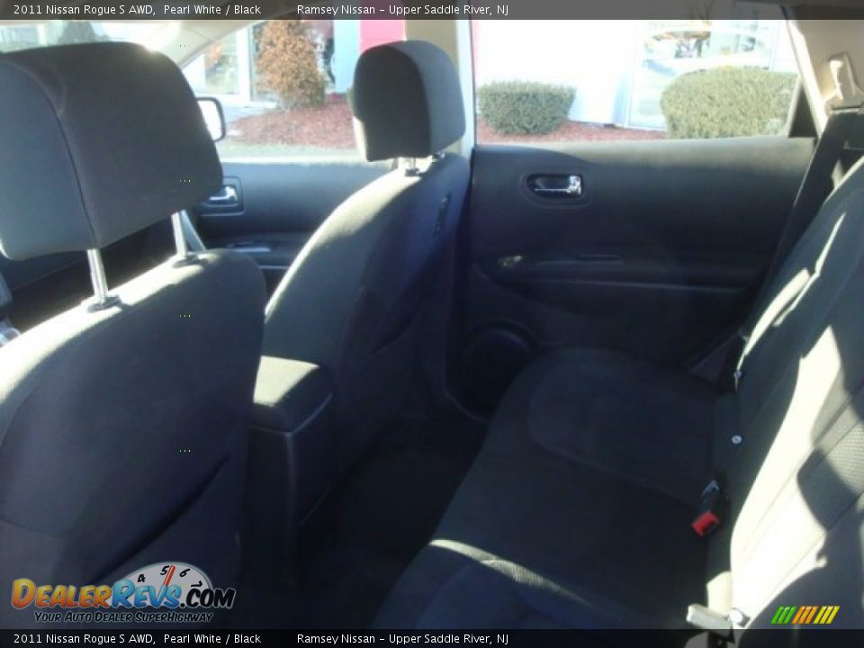 2011 Nissan Rogue S AWD Pearl White / Black Photo #12