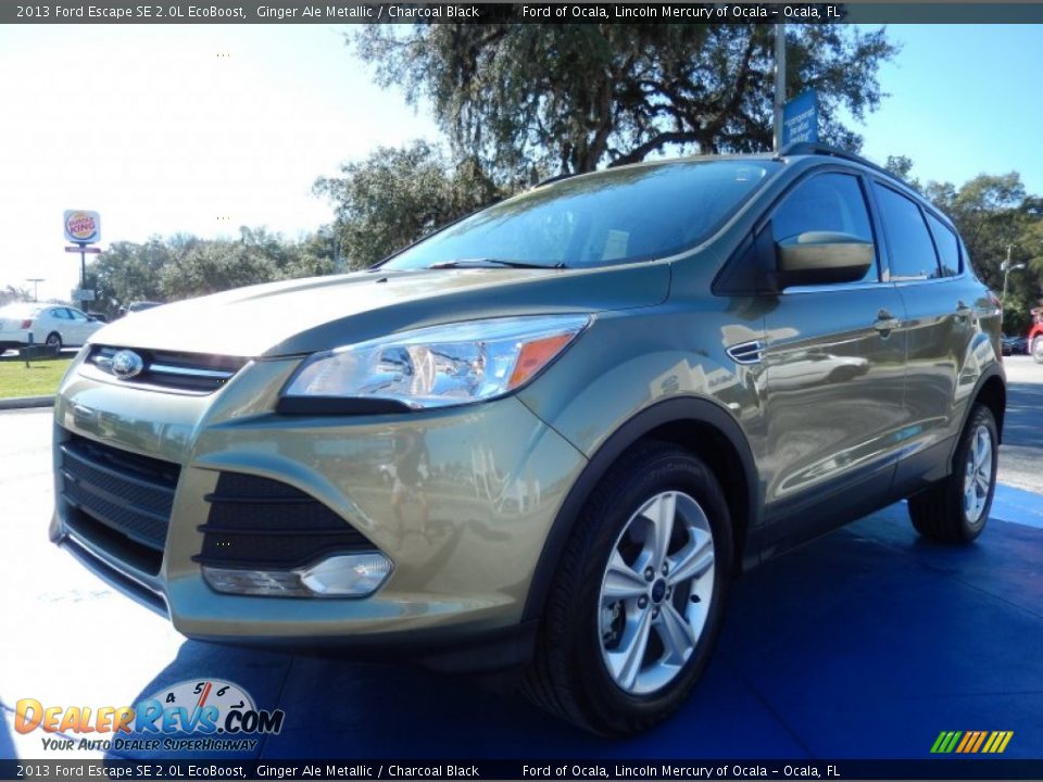 2013 Ford Escape SE 2.0L EcoBoost Ginger Ale Metallic / Charcoal Black Photo #1