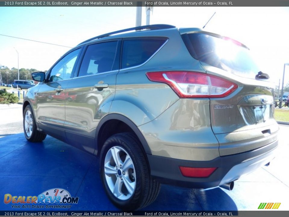 2013 Ford Escape SE 2.0L EcoBoost Ginger Ale Metallic / Charcoal Black Photo #3
