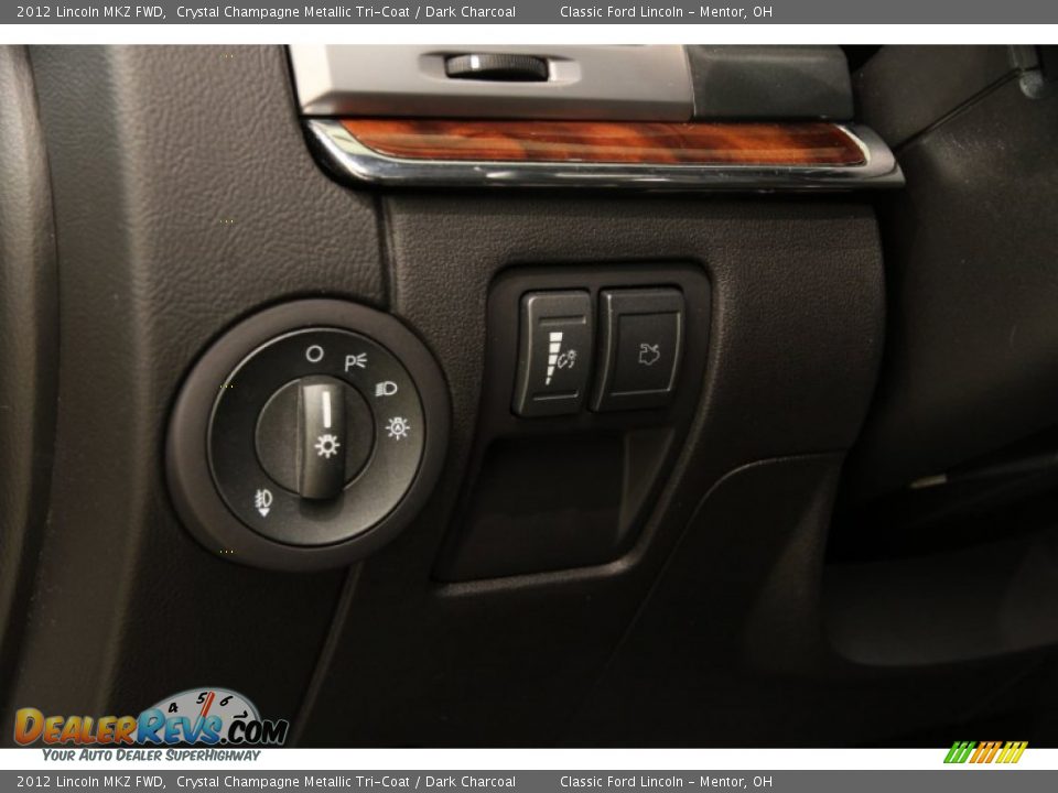 2012 Lincoln MKZ FWD Crystal Champagne Metallic Tri-Coat / Dark Charcoal Photo #6