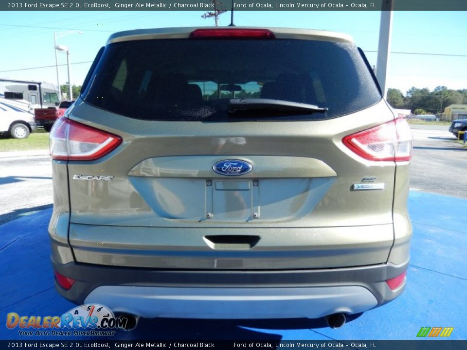 2013 Ford Escape SE 2.0L EcoBoost Ginger Ale Metallic / Charcoal Black Photo #4