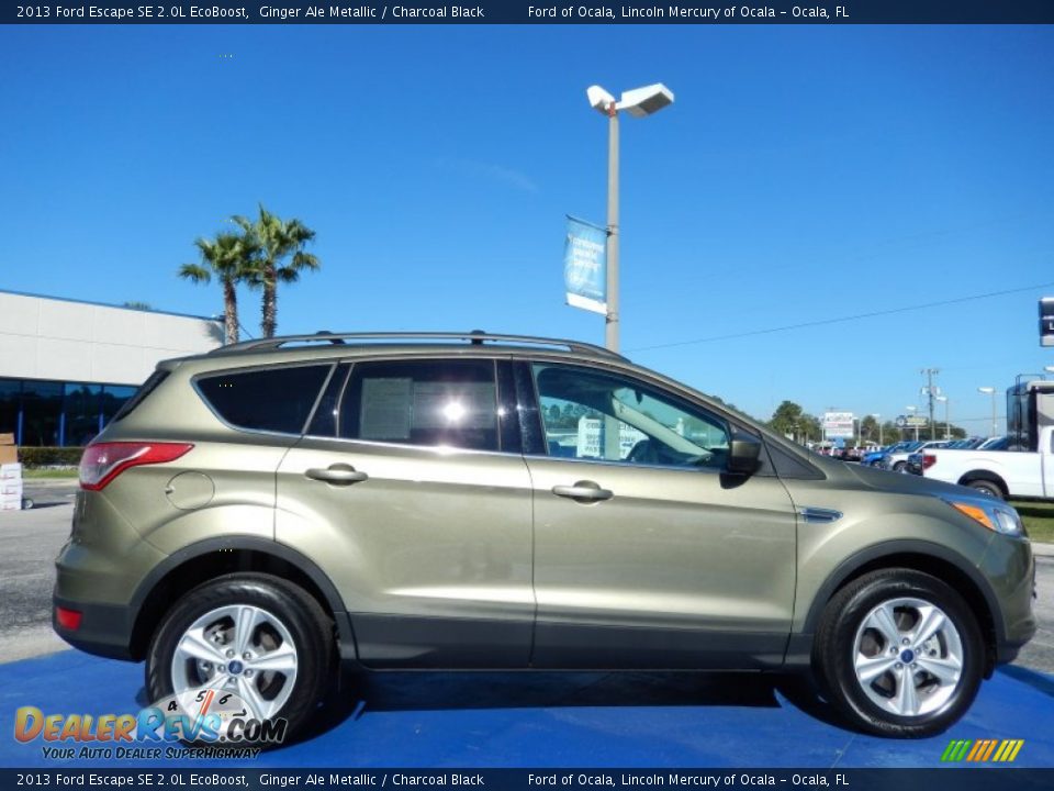 2013 Ford Escape SE 2.0L EcoBoost Ginger Ale Metallic / Charcoal Black Photo #6