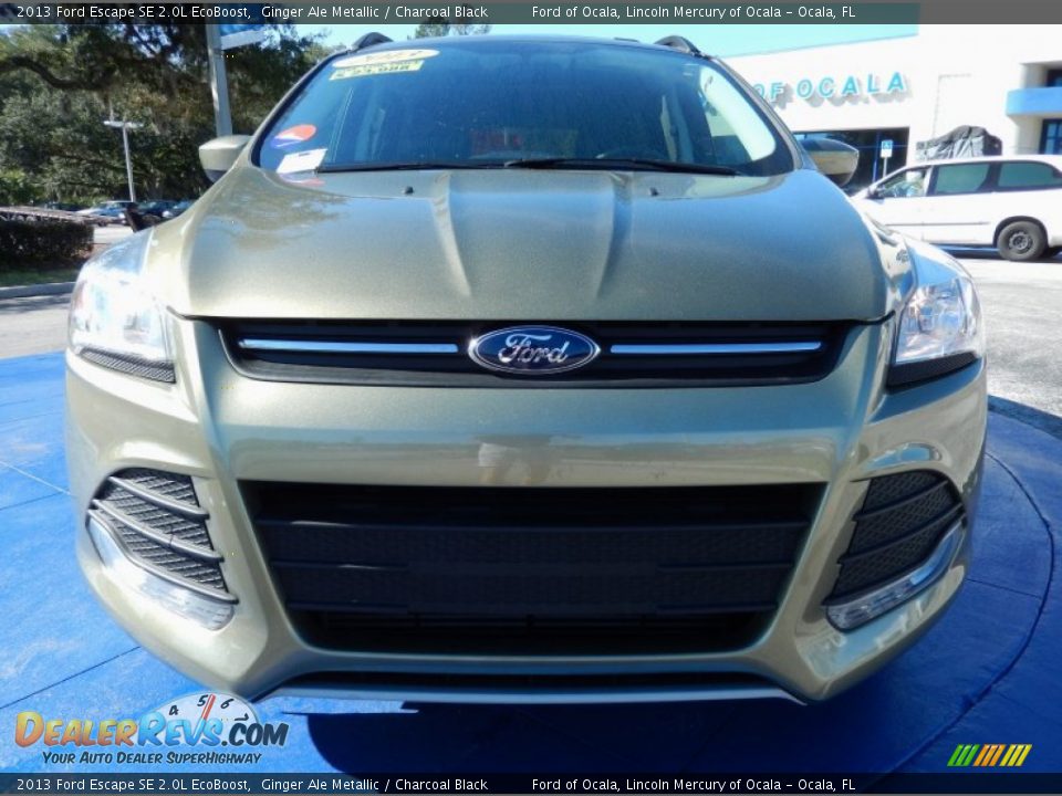 2013 Ford Escape SE 2.0L EcoBoost Ginger Ale Metallic / Charcoal Black Photo #8