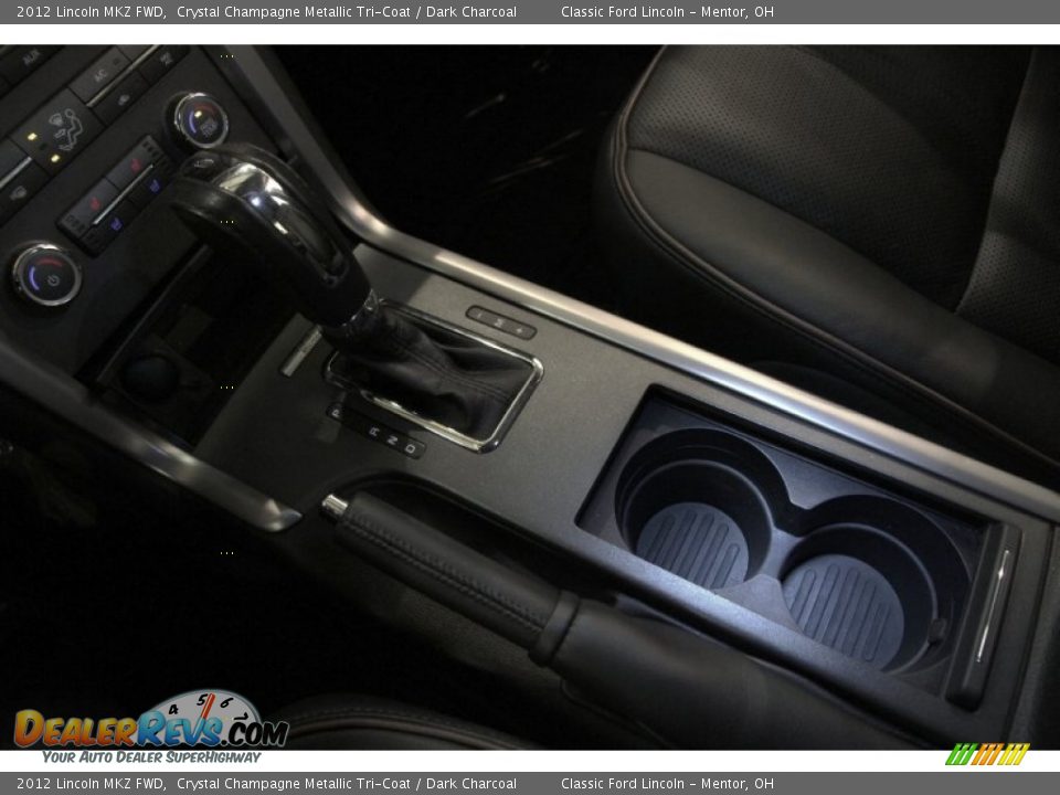 2012 Lincoln MKZ FWD Crystal Champagne Metallic Tri-Coat / Dark Charcoal Photo #16
