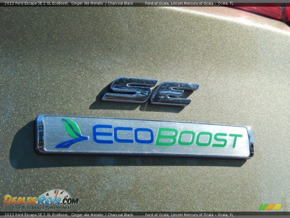 2013 Ford Escape SE 2.0L EcoBoost Ginger Ale Metallic / Charcoal Black Photo #10