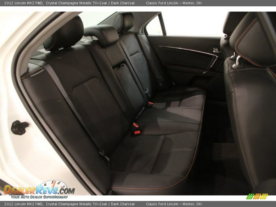 2012 Lincoln MKZ FWD Crystal Champagne Metallic Tri-Coat / Dark Charcoal Photo #18