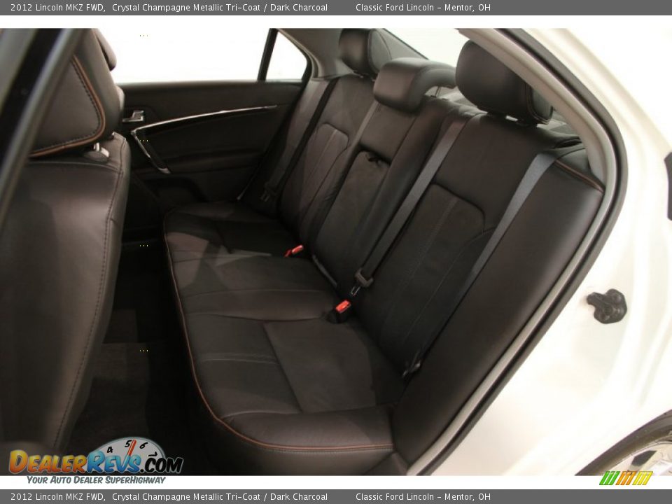 2012 Lincoln MKZ FWD Crystal Champagne Metallic Tri-Coat / Dark Charcoal Photo #19