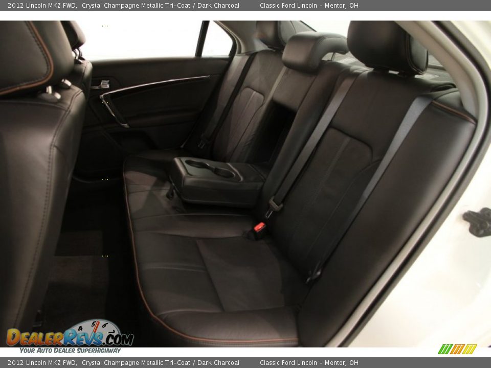 2012 Lincoln MKZ FWD Crystal Champagne Metallic Tri-Coat / Dark Charcoal Photo #20