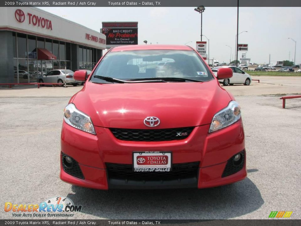2009 Toyota Matrix XRS Radiant Red / Ash Gray Photo #3