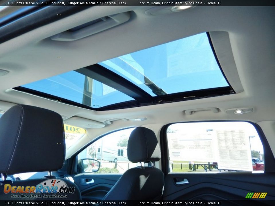 2013 Ford Escape SE 2.0L EcoBoost Ginger Ale Metallic / Charcoal Black Photo #20