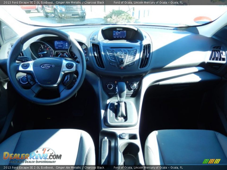 2013 Ford Escape SE 2.0L EcoBoost Ginger Ale Metallic / Charcoal Black Photo #21