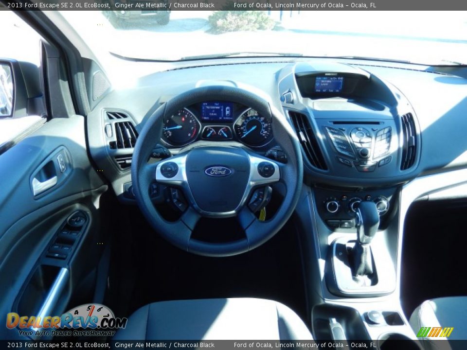2013 Ford Escape SE 2.0L EcoBoost Ginger Ale Metallic / Charcoal Black Photo #22