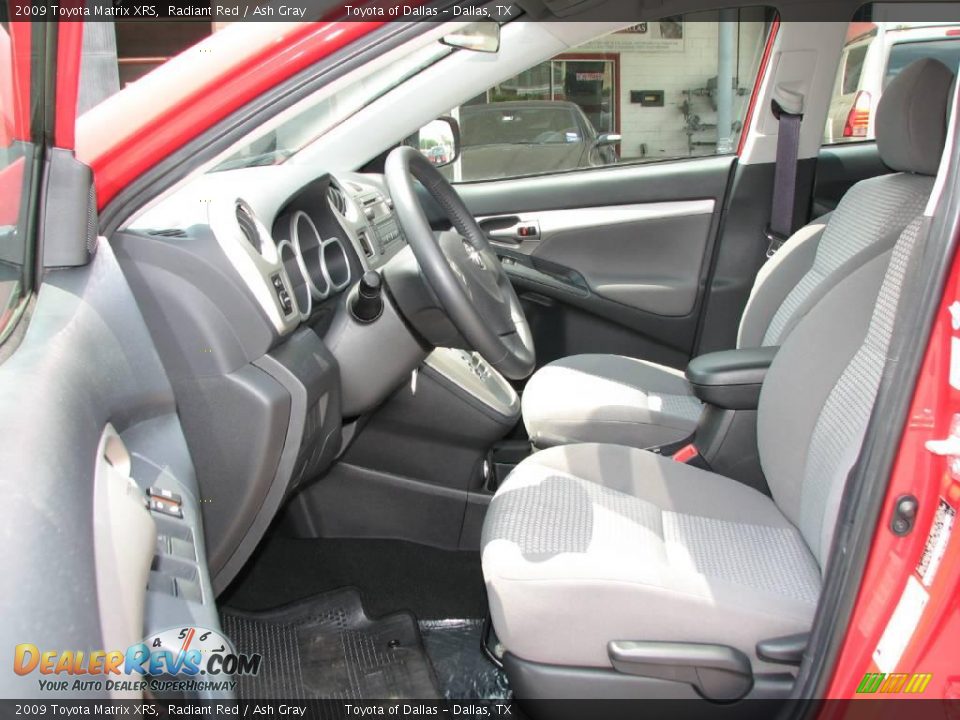 2009 Toyota Matrix XRS Radiant Red / Ash Gray Photo #9
