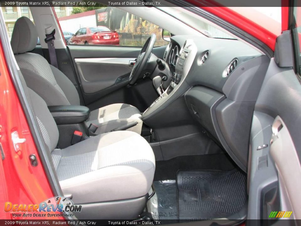 2009 Toyota Matrix XRS Radiant Red / Ash Gray Photo #10