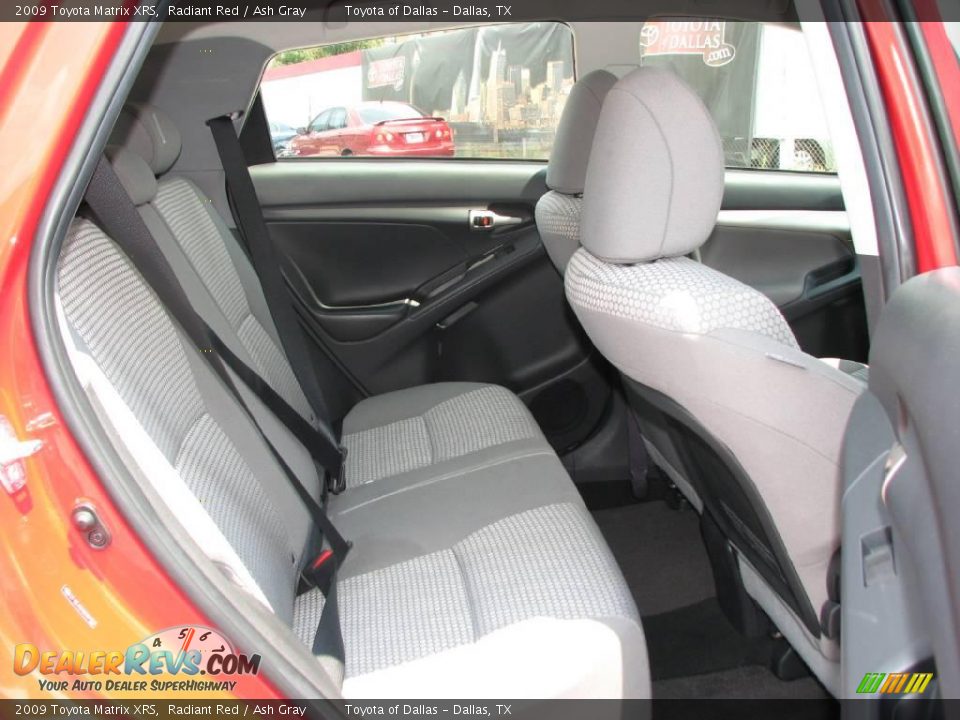 2009 Toyota Matrix XRS Radiant Red / Ash Gray Photo #11