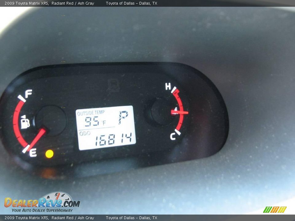 2009 Toyota Matrix XRS Radiant Red / Ash Gray Photo #14