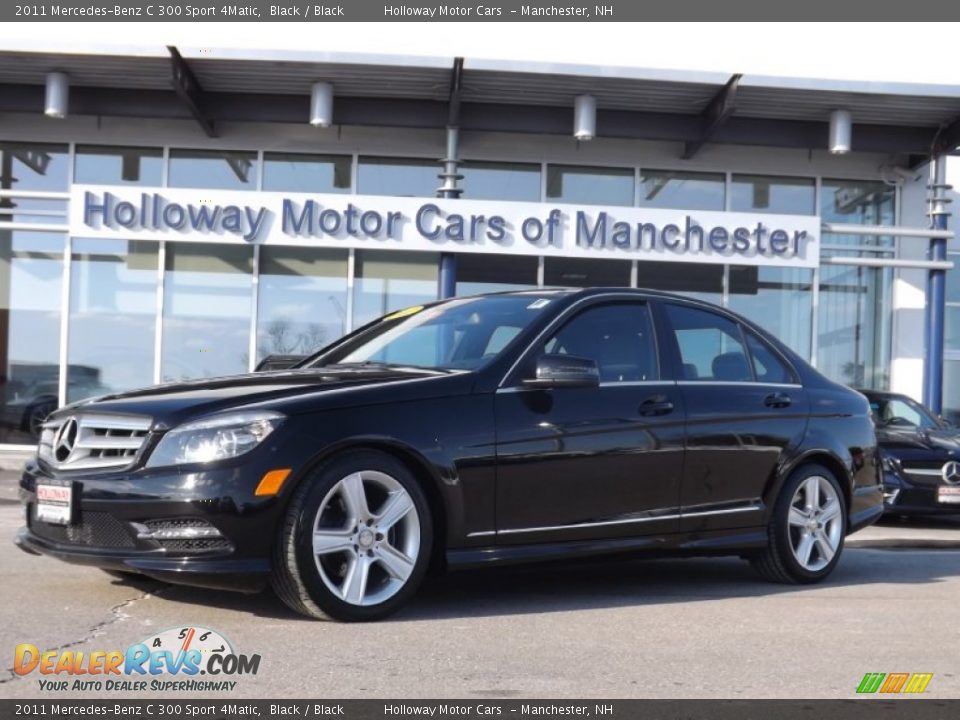 2011 Mercedes-Benz C 300 Sport 4Matic Black / Black Photo #1