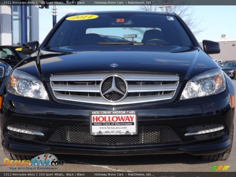 2011 Mercedes-Benz C 300 Sport 4Matic Black / Black Photo #2