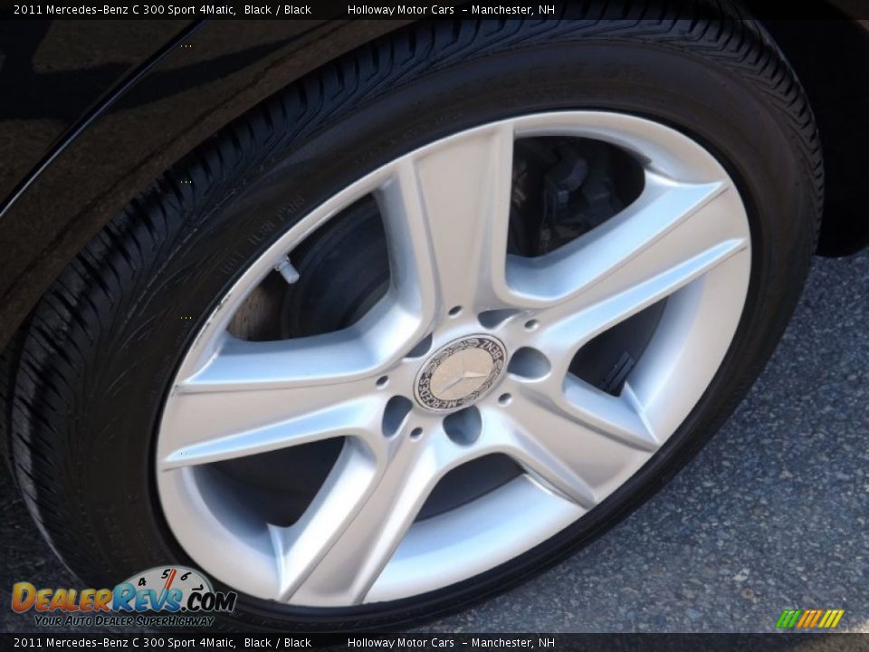 2011 Mercedes-Benz C 300 Sport 4Matic Black / Black Photo #5