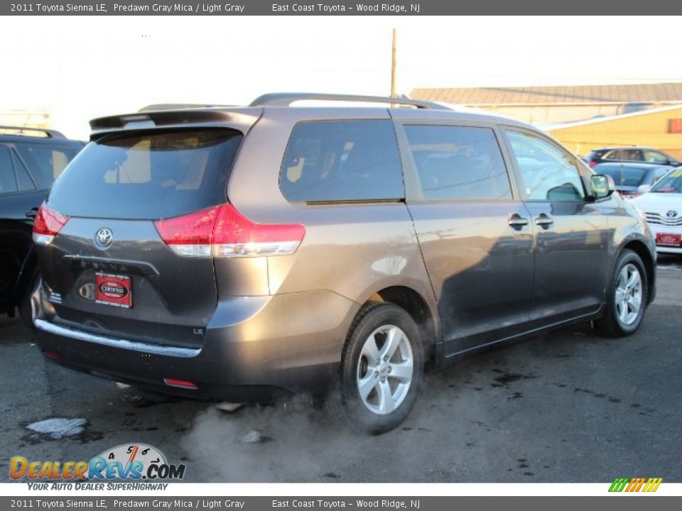 2011 Toyota Sienna LE Predawn Gray Mica / Light Gray Photo #4