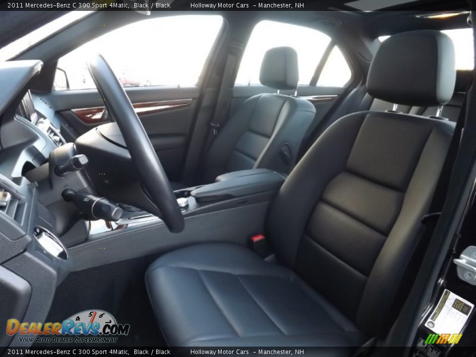 2011 Mercedes-Benz C 300 Sport 4Matic Black / Black Photo #11