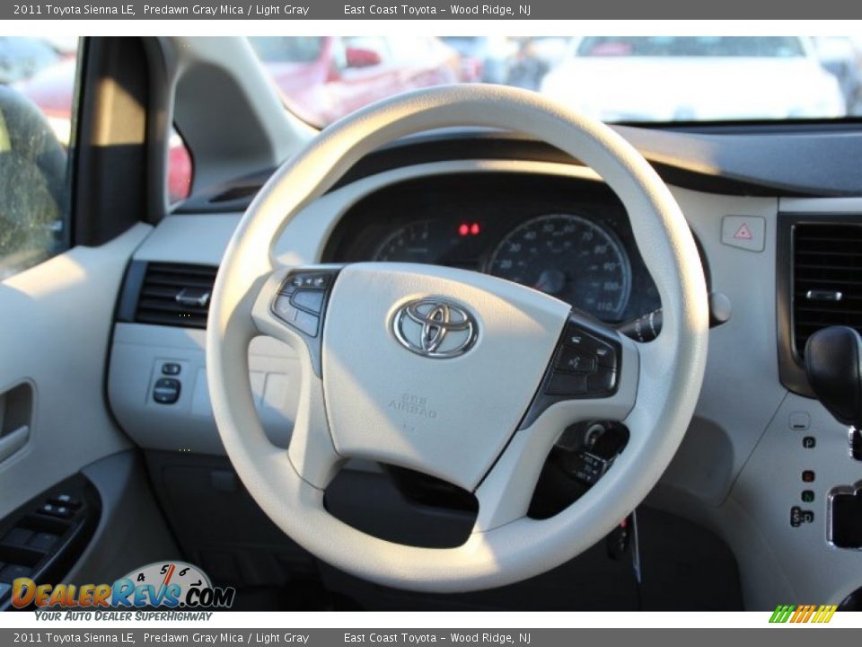 2011 Toyota Sienna LE Predawn Gray Mica / Light Gray Photo #13