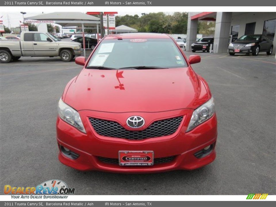 2011 Toyota Camry SE Barcelona Red Metallic / Ash Photo #2