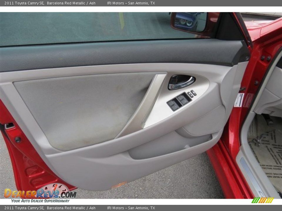 2011 Toyota Camry SE Barcelona Red Metallic / Ash Photo #10