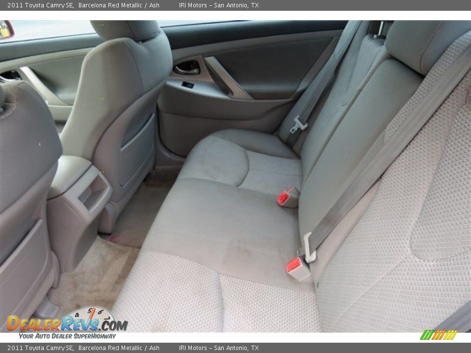 2011 Toyota Camry SE Barcelona Red Metallic / Ash Photo #12