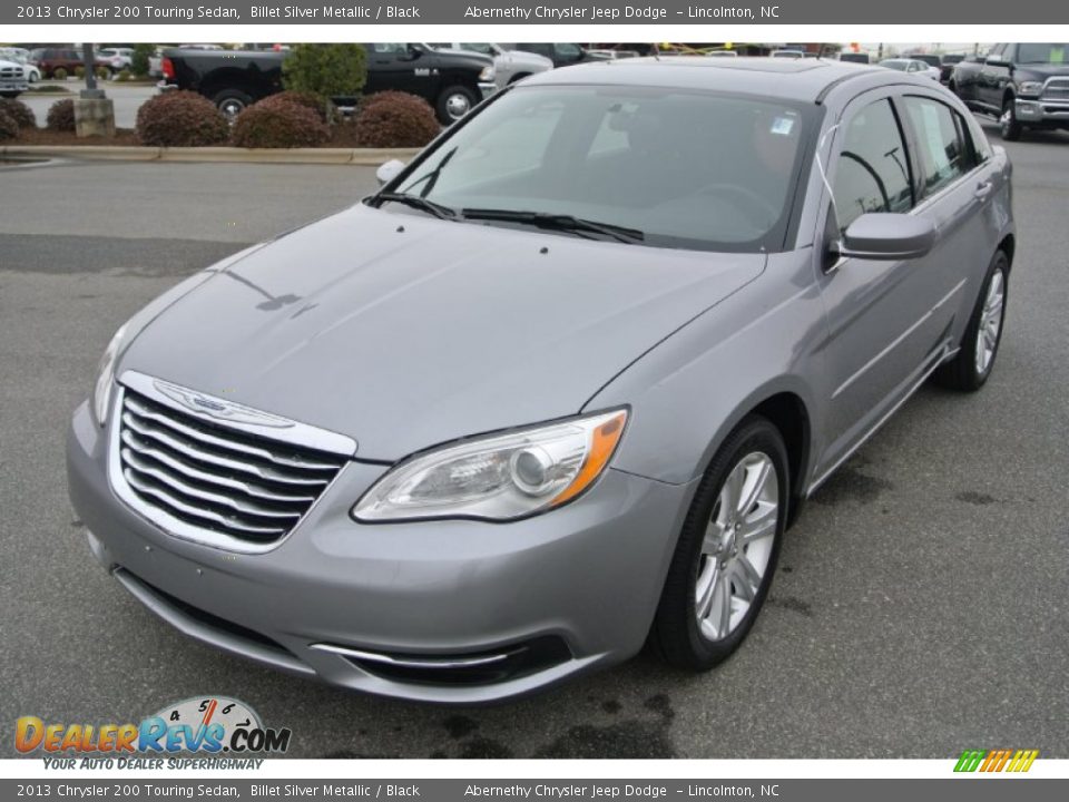 2013 Chrysler 200 Touring Sedan Billet Silver Metallic / Black Photo #1