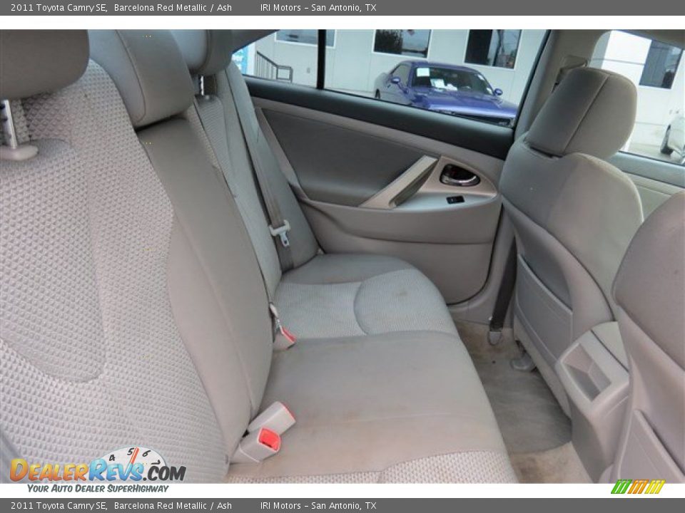 2011 Toyota Camry SE Barcelona Red Metallic / Ash Photo #14