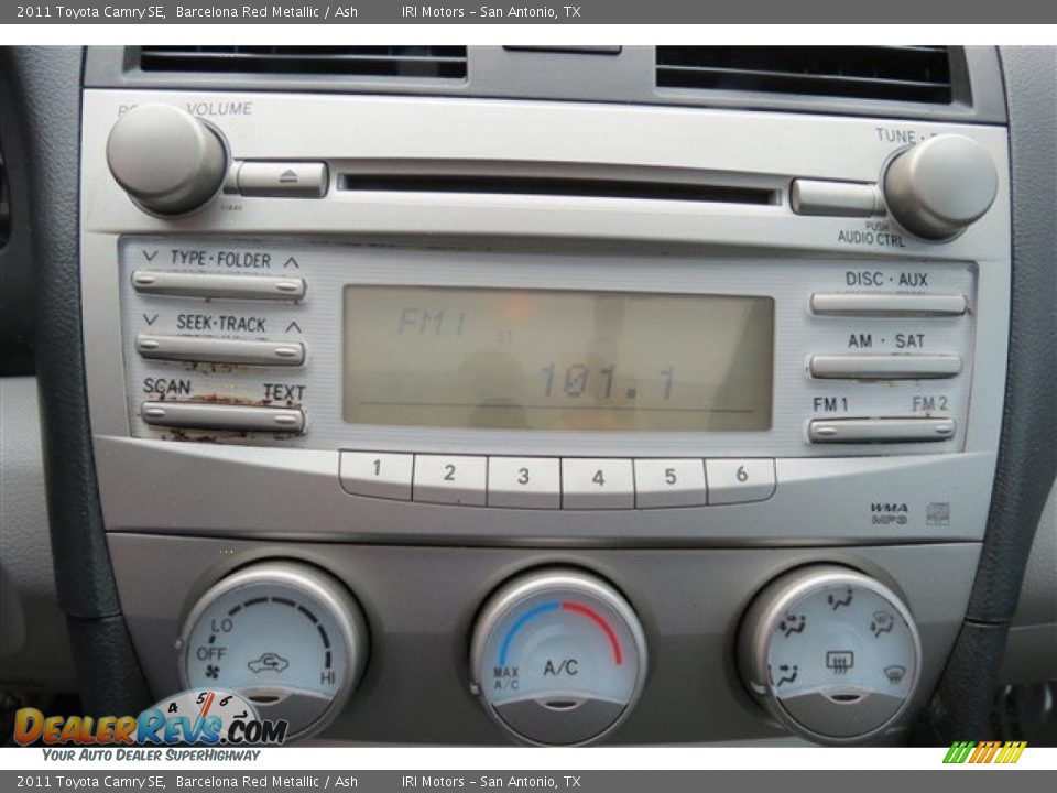 2011 Toyota Camry SE Barcelona Red Metallic / Ash Photo #15