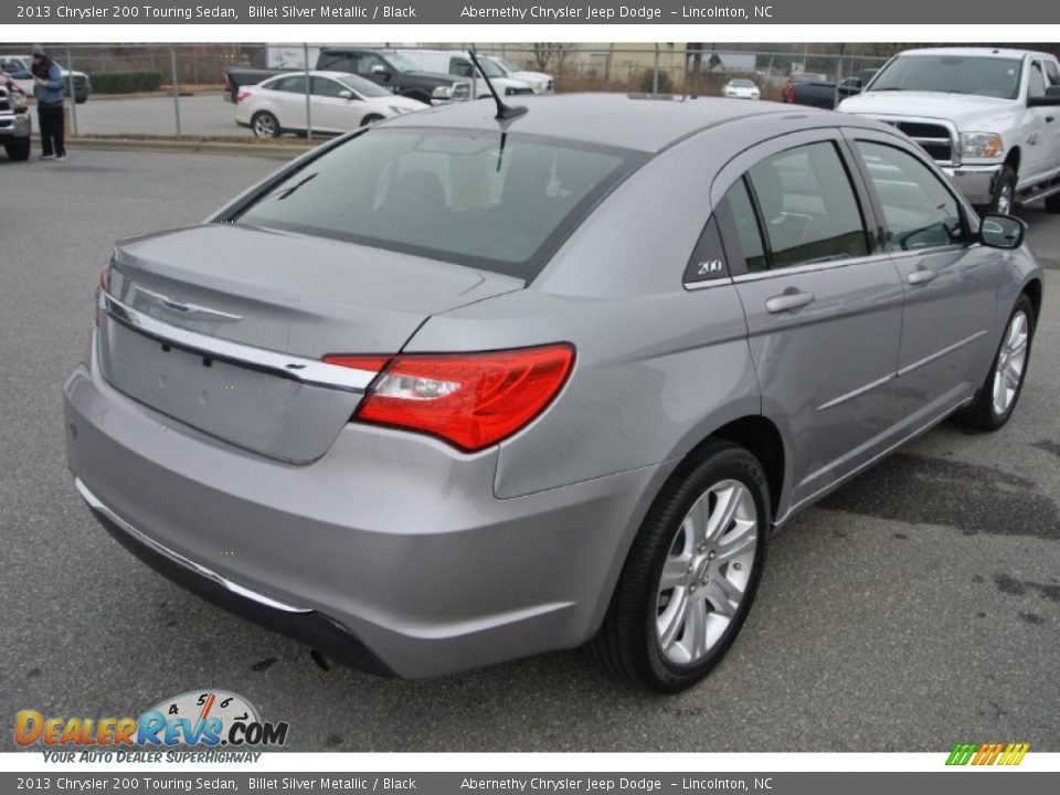 2013 Chrysler 200 Touring Sedan Billet Silver Metallic / Black Photo #4