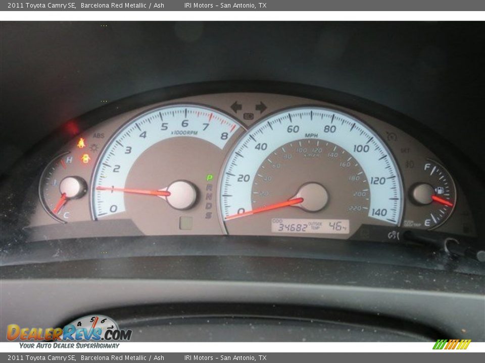 2011 Toyota Camry SE Barcelona Red Metallic / Ash Photo #16