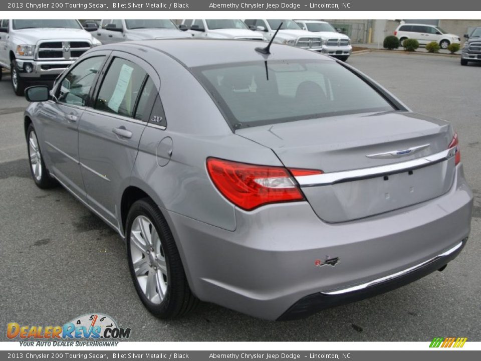 2013 Chrysler 200 Touring Sedan Billet Silver Metallic / Black Photo #5