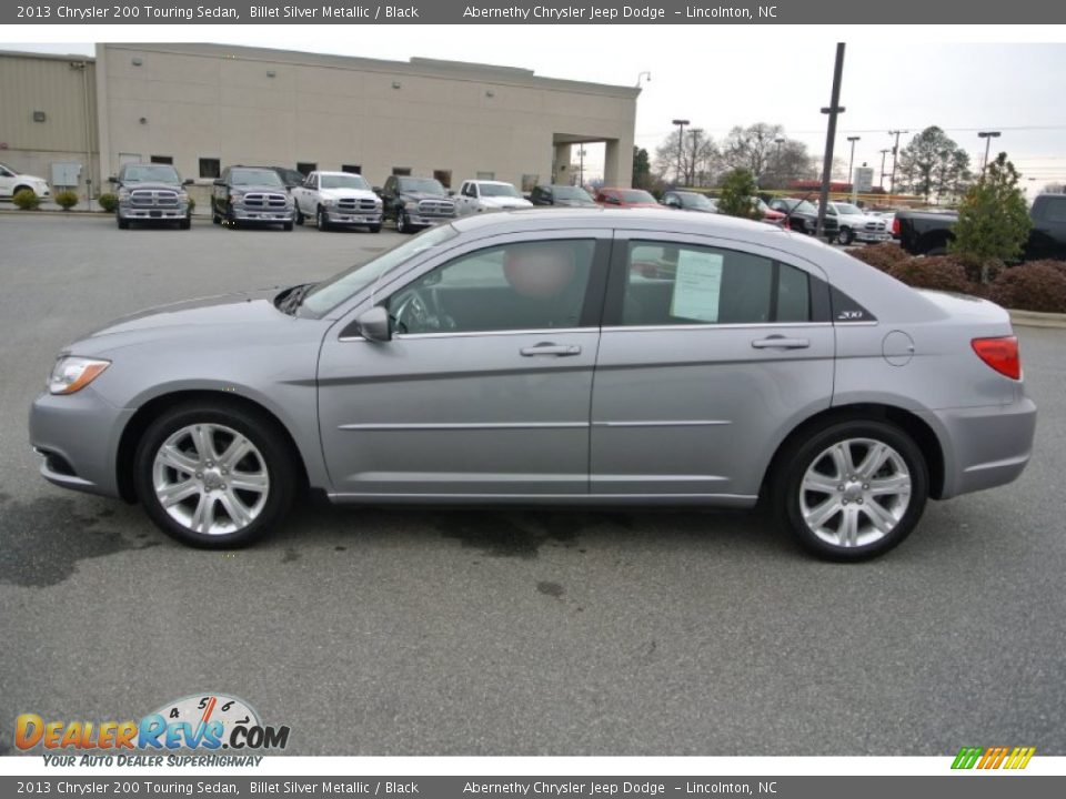 2013 Chrysler 200 Touring Sedan Billet Silver Metallic / Black Photo #6