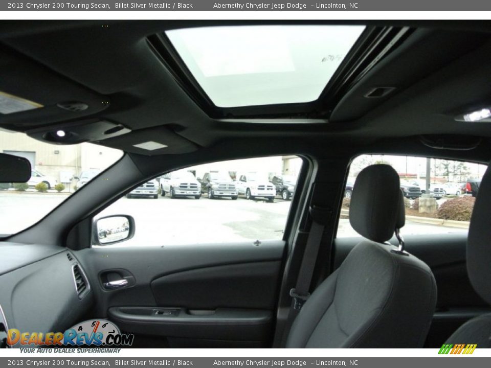 2013 Chrysler 200 Touring Sedan Billet Silver Metallic / Black Photo #12